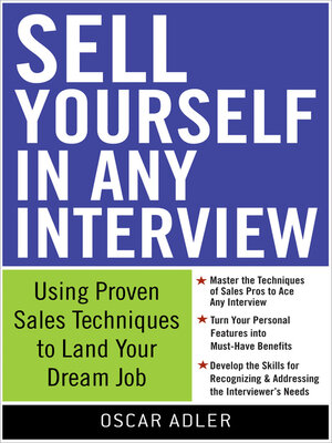 cover image of Sell Yourself in Any Interview
